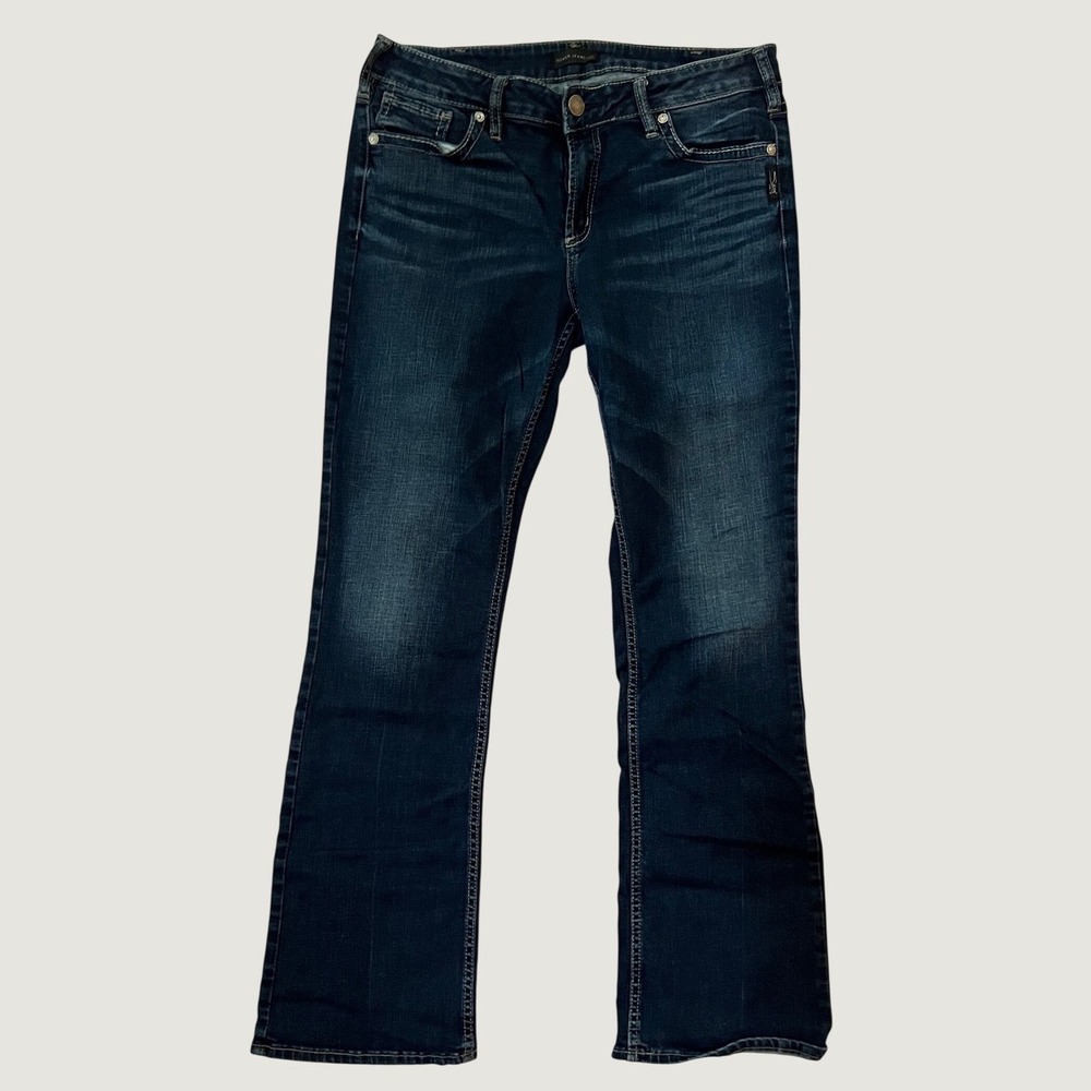 Silver Jeans Co. Avery Slim Boot Dark Wash Denim‎ Jeans W32 L31